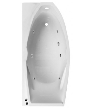 Ванна Акватика Аврора 175x80 (Левая) с гидромассажем