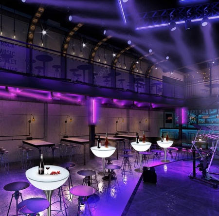 Комплект светящейся мебели Стол+2 стула V3 Комплект светящейся мебели Стол+2 стула V3