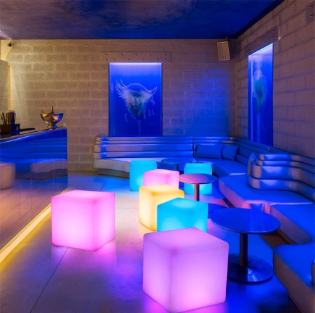 Светильник Куб 10 питание от сети 220В, RGB