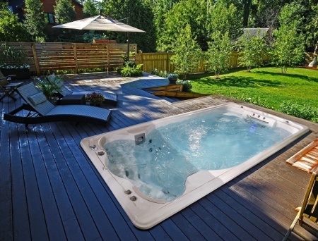 Плавательный спа-бассейн Jacuzzi SwimLife 14ft Swim Expert Плавательный спа-бассейн Jacuzzi SwimLife 14ft Swim Expert